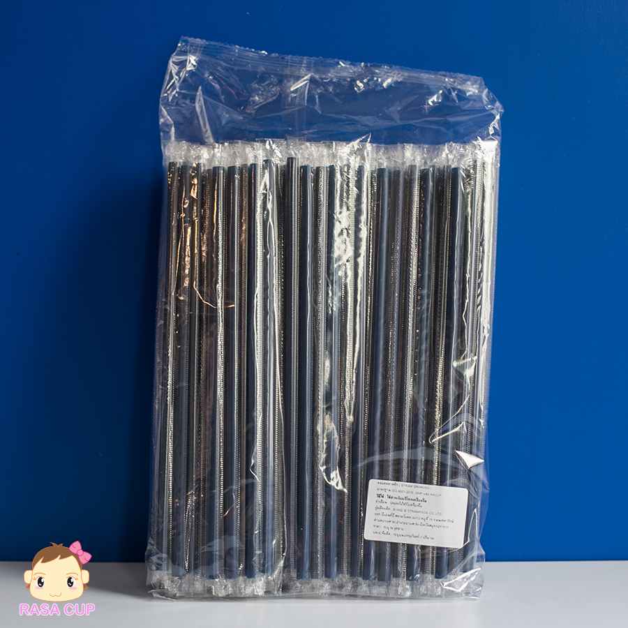 หลอดตรงห่อฟิล์ม 5 มม. สีน้ำเงินกรมท่า - Image 3
