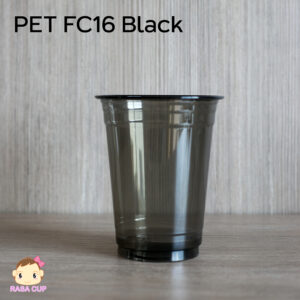 PET 16oz สีดำ - รุ่น FC16B